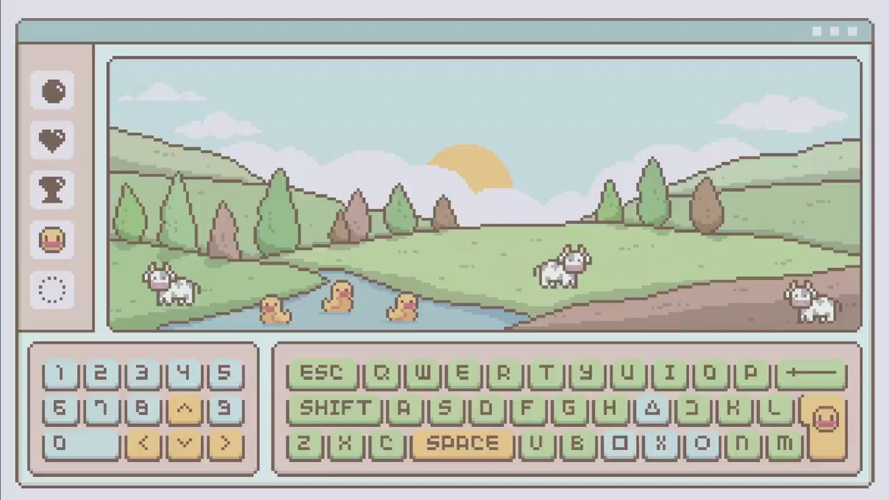 Animation Stream Pack Overlay Lofi Twitch Animated Full Streaming Package Farming Game Duck Cow Cat Cozy Aesthetic Vtubber Bundle Chatting