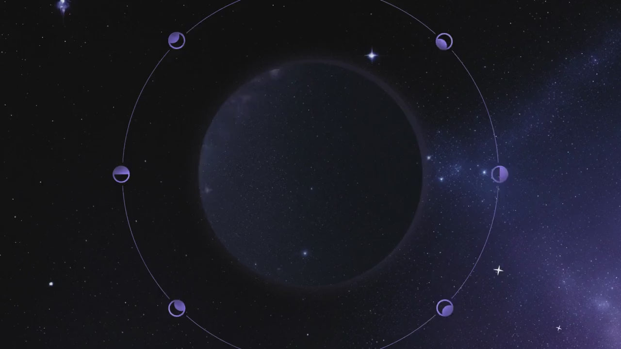 Galaxy Twitch Screen Animation Dark Blue Space Cosmic Star Animated Lofi Aesthetic Cute Streaming Just Chatting Vtuber Kick Youtube Streamer